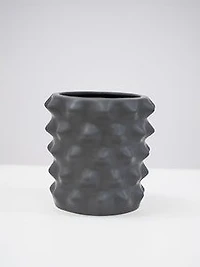 6" BLACK MATTE VASE