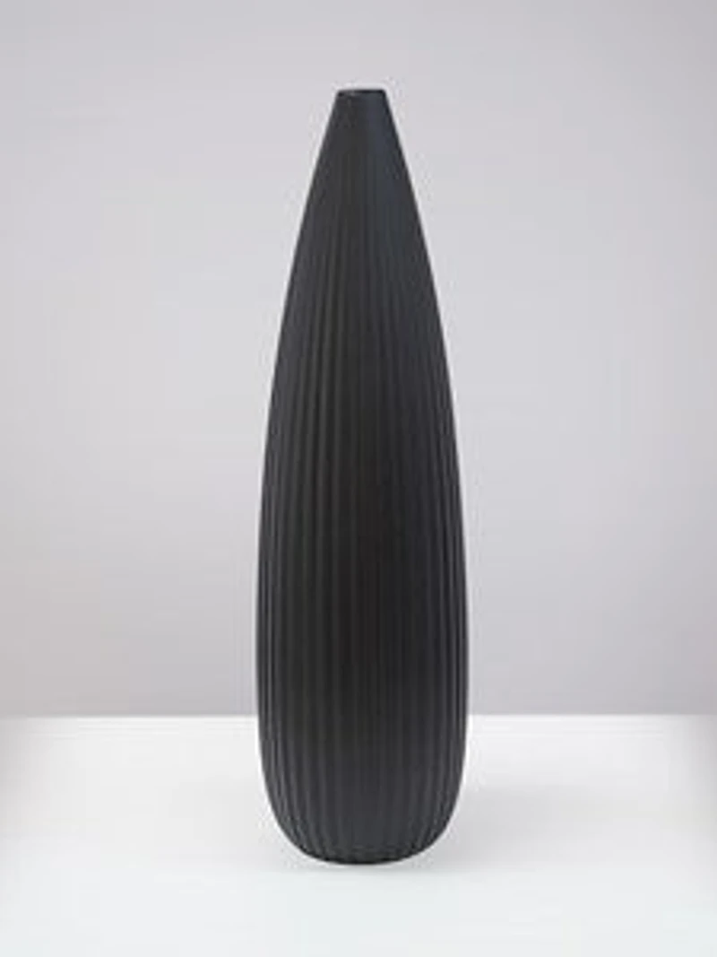 30"BLACK MATTE VASE