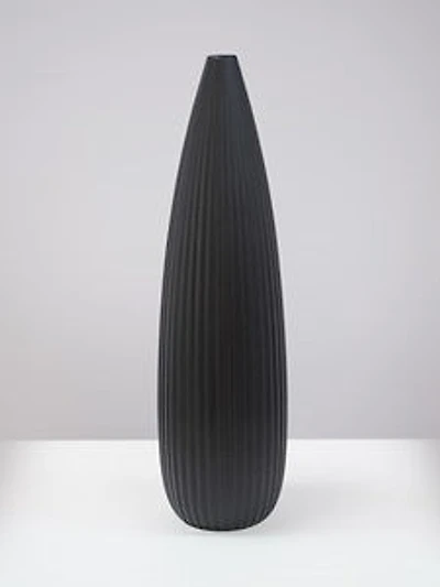 30"BLACK MATTE VASE