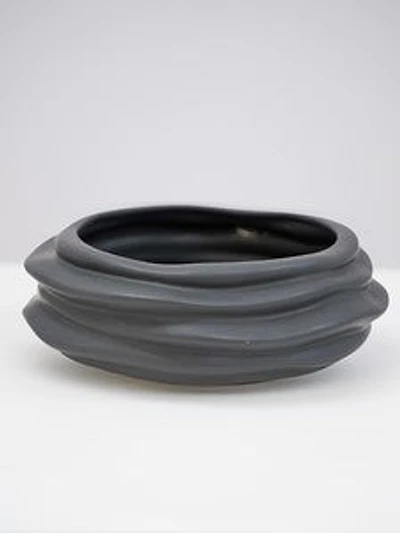 4 1/2" BLACK MATTE VASE