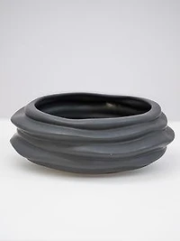 4 1/2" BLACK MATTE VASE