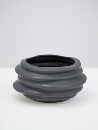4" BLACK MATTE VASE