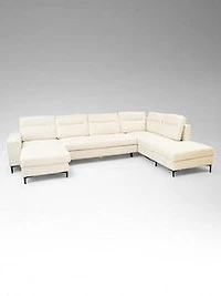 Paulette Sofa Lt. Cream