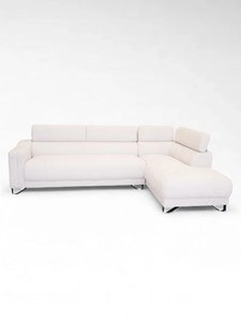 Alessandra Sectional Right Side Sofa - Cream