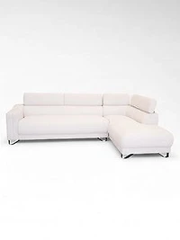 Alessandra Sectional Right Side Sofa - Cream