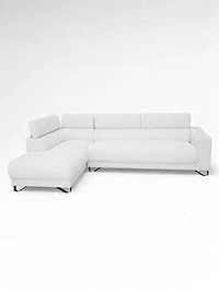 Alessandra Sectional Left Side Sofa - Lt. Grey