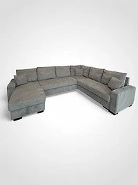 Denisse Sofa Set W/3 Cushions Drk. Grey