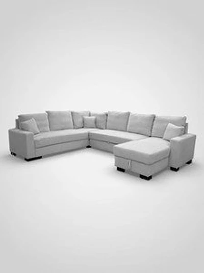 Denisse Sofa Set Grey
