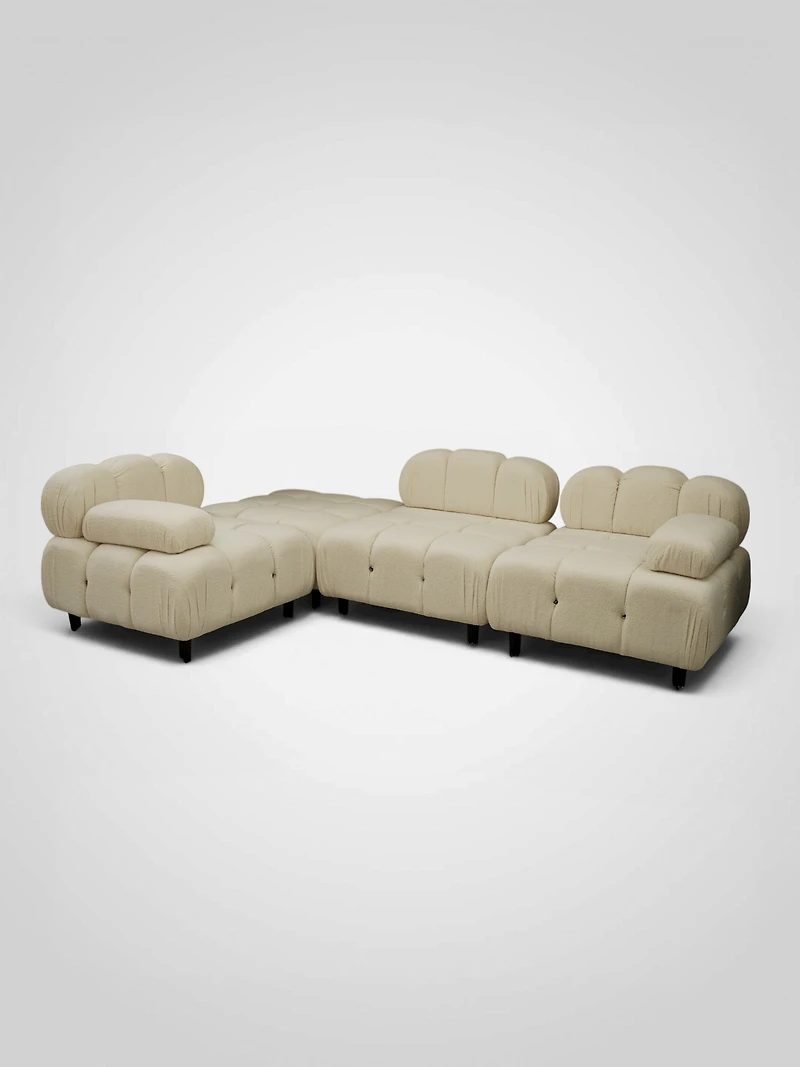 Antonella Sofa Set/4- Ivory