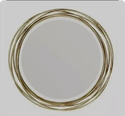 Gold Circles Mirror - Metalle Collection