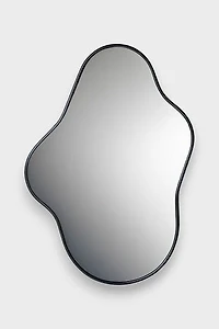 40" Matte Black Mirror - Metalle Collection