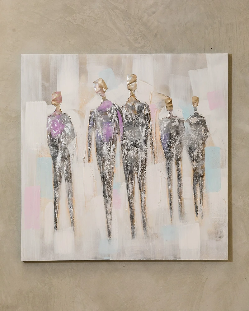 40" x 40" People - Artistique Canvas