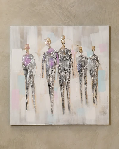 40" x 40" People - Artistique Canvas