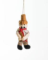 7" Jíbaro Playing Guiro -Ornament