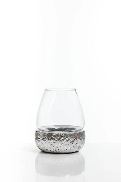 9" Round Candleholder- Metalle Collection