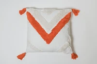 Triangle Orange Pillow - Brodé Collection