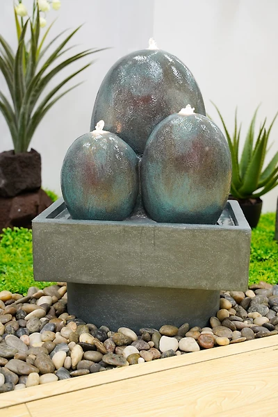 31" Indoor Water Fountain w/led