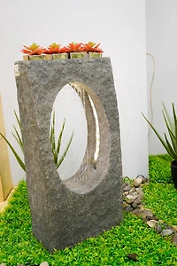 31" Indoor Water Fountain w/led