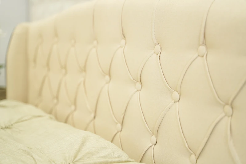 Lia Bed Cream- King size