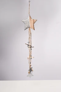 18" Hanging Star Silver