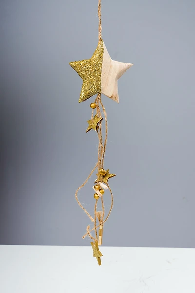 18" Hanging Star Gold