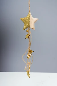 18" Hanging Star Gold