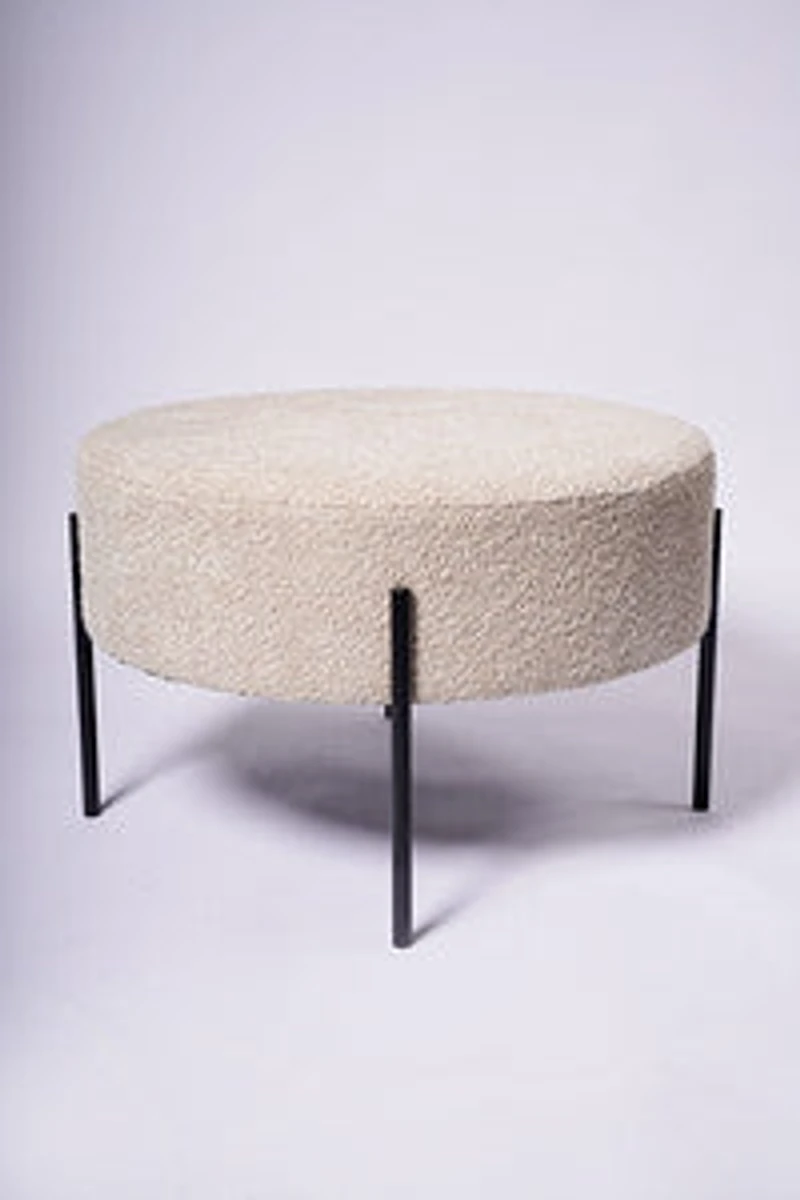 Ottoman Alpaca- Cream