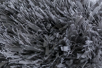 Dk. Gray Shaggy Rug - 5' x 7'