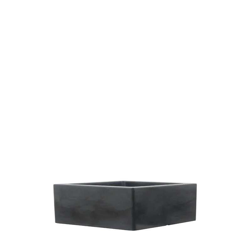 32" PLANTER CUBO - DK. GRAY