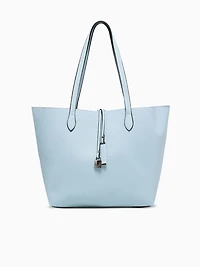 Rev Tote Light Blue Silver