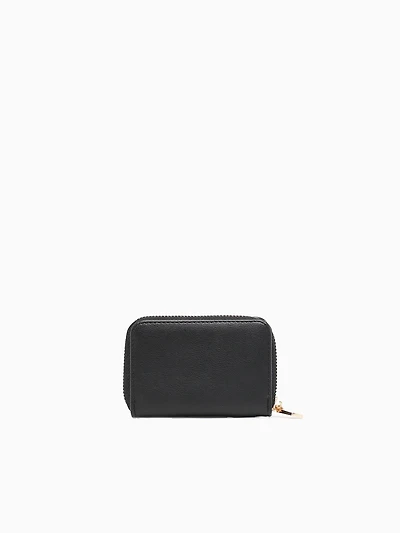 Zipped Card Case Black