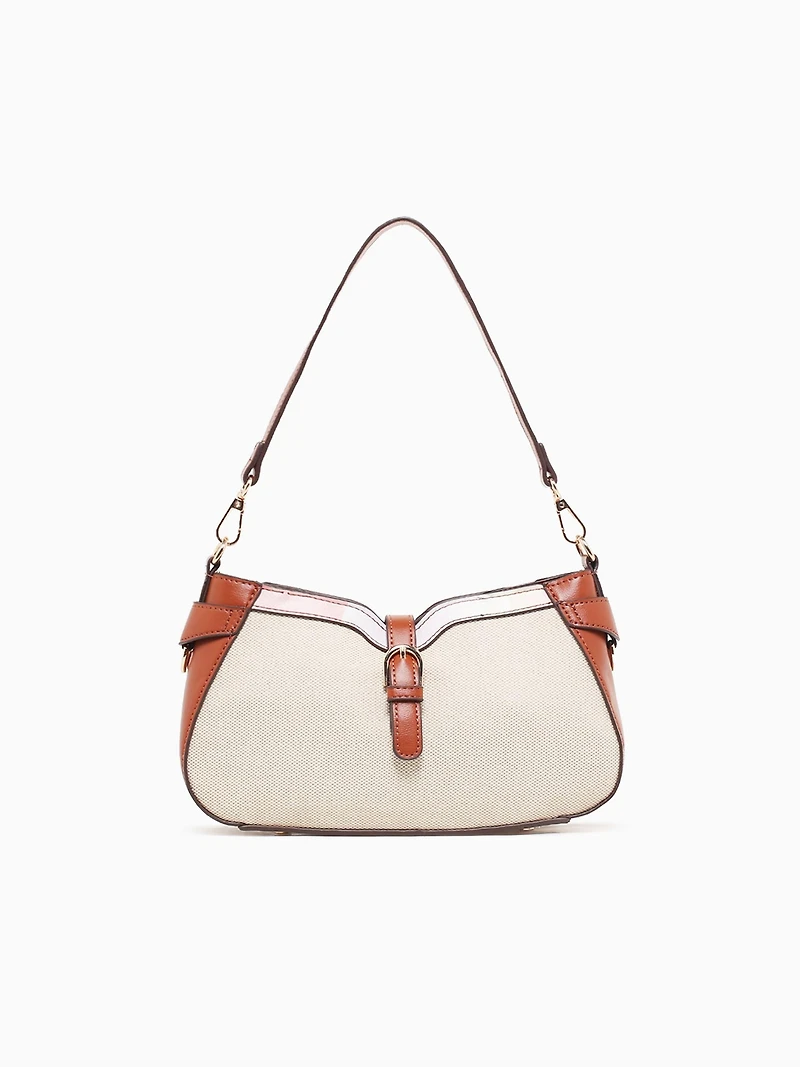 Kaia Shoulder Bag Tan Multi