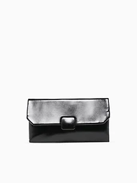 Violet Clutch Black