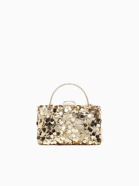 Glimmer Top Handle Bag Gold