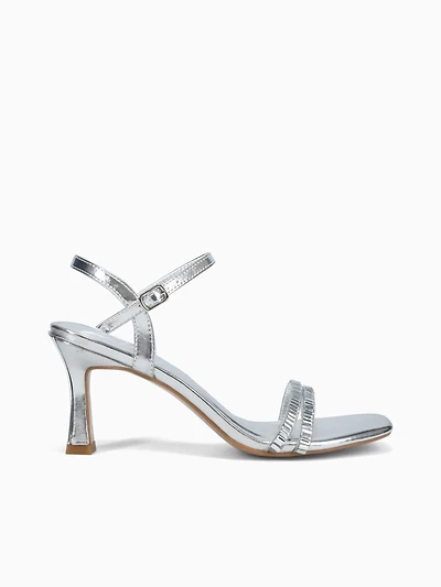 Tina Silver Metallic Stones