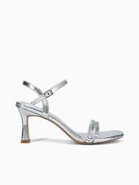 Tina Silver Metallic Stones