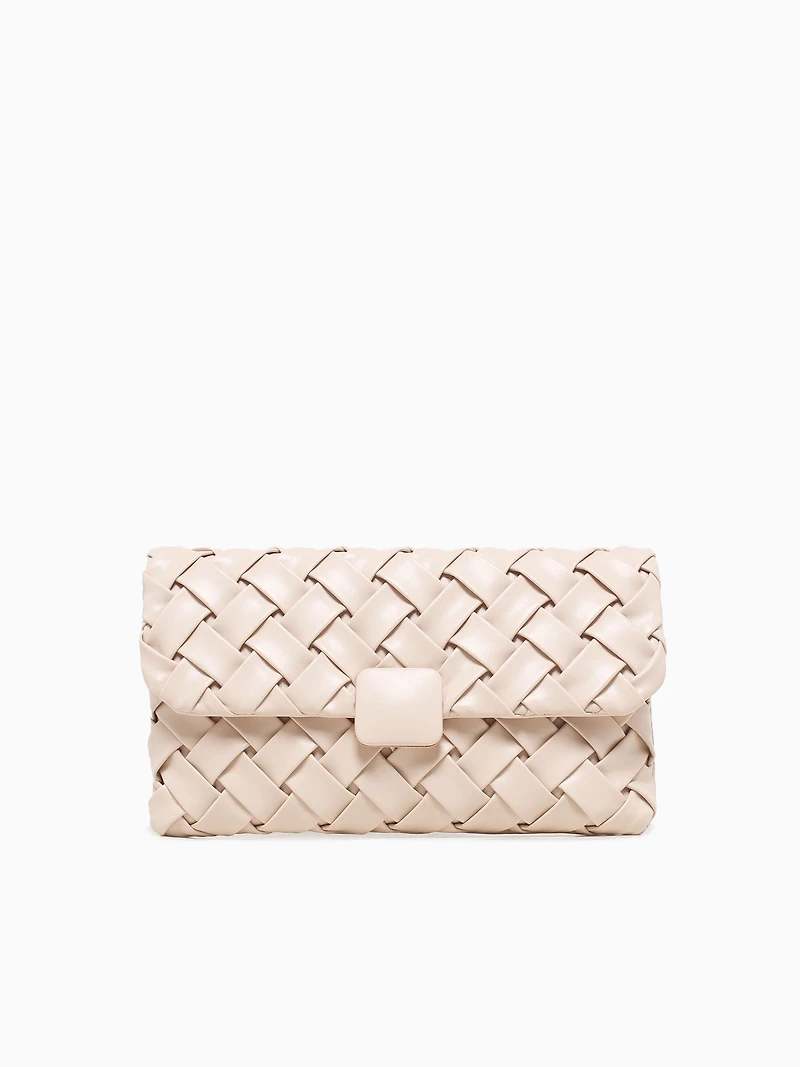 Gia Clutch Off White
