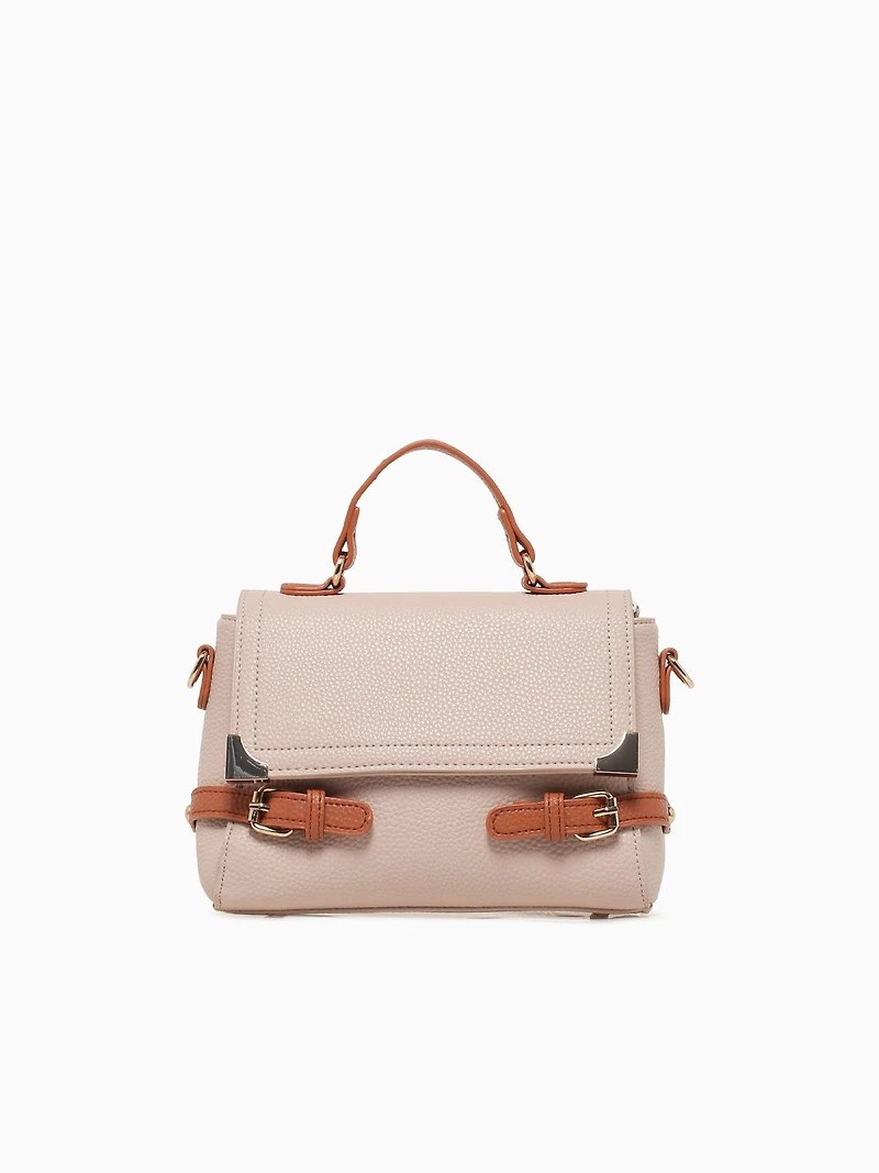 Angelica Top Handle Beige