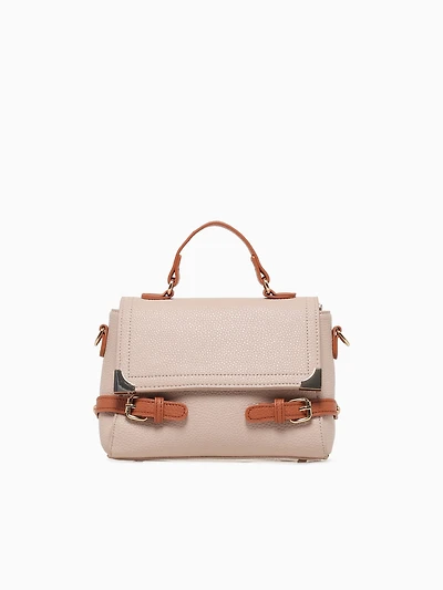 Angelica Top Handle Beige