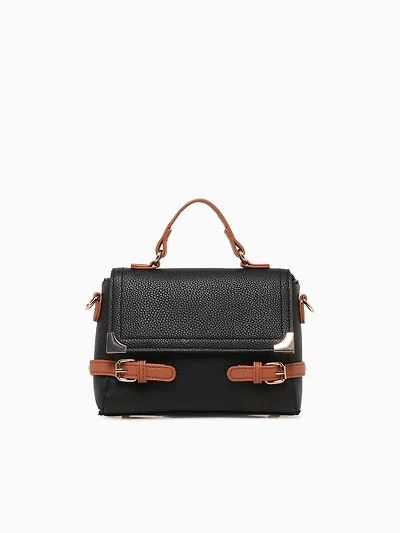 Angelica Top Handle Black