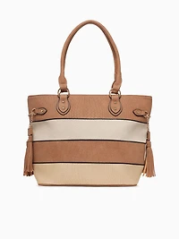 Francesca Tote Camel Multi