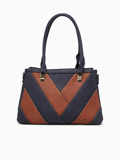 Alessia Shoulder Bag Navy Multi