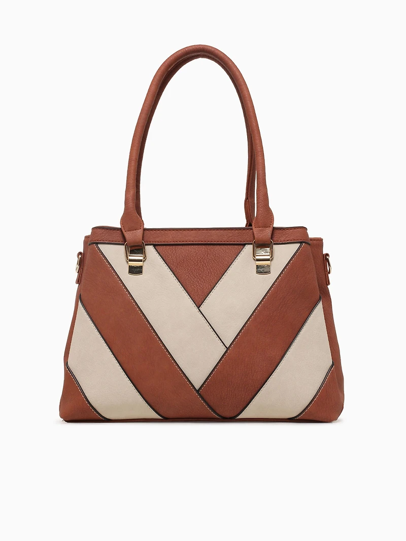 Alessia Shoulder Bag Tan Multi