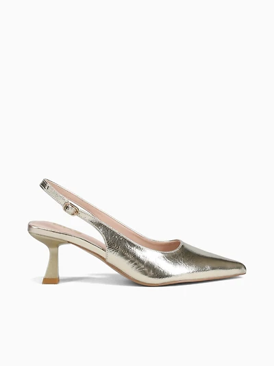 Alice Gold Crinkle Metallic