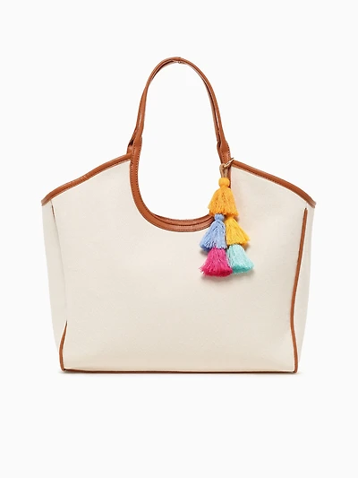Maya Tote Canvas Tan