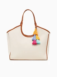 Maya Tote Canvas Tan