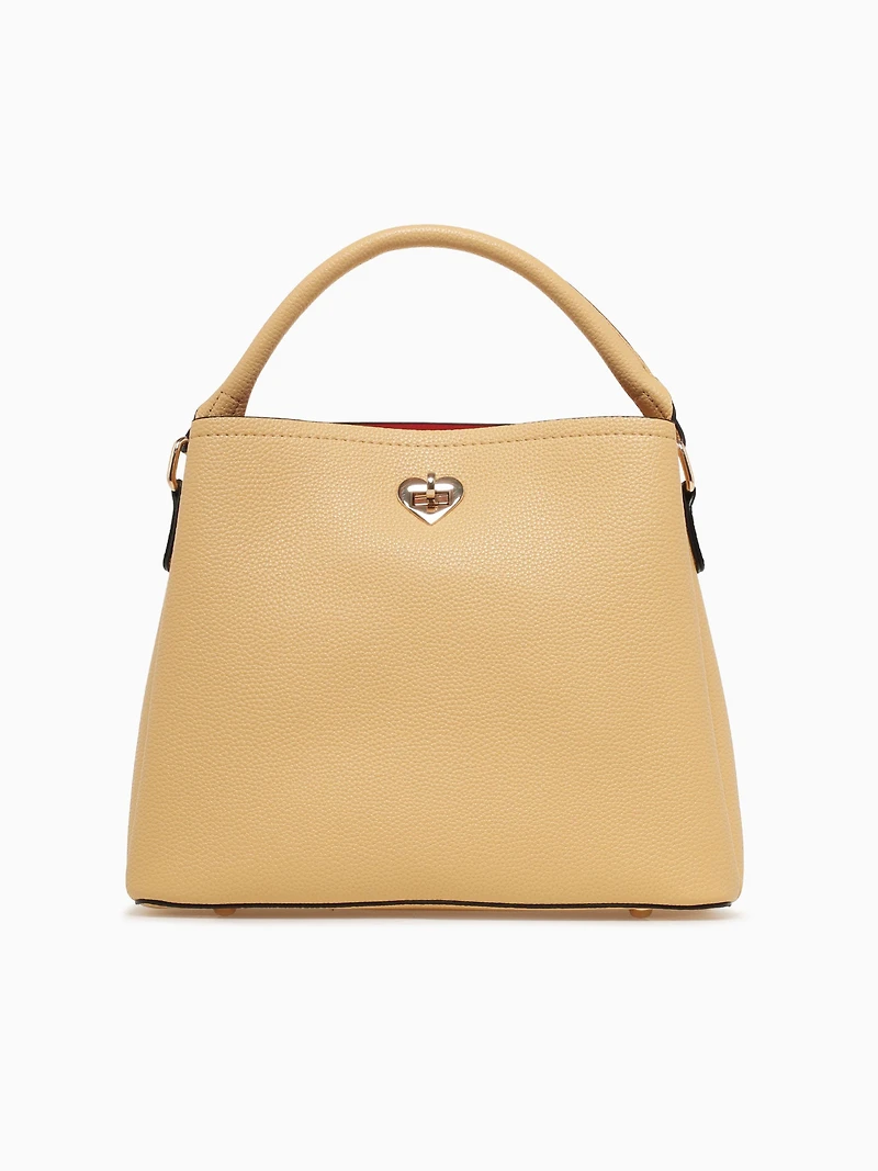 Faith Top Handle Beige