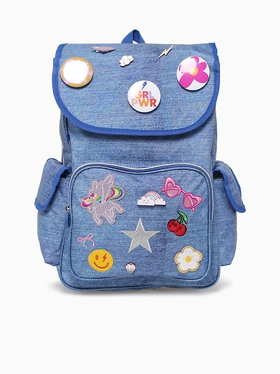 Sticker Backpack Pink