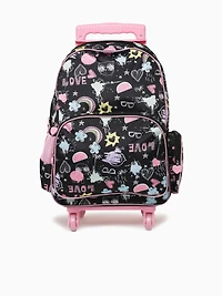 Cat Trolly Bag Black