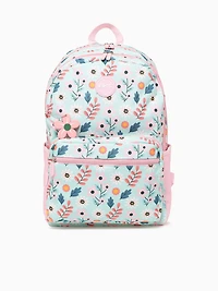 Flower Backpack Light Blue